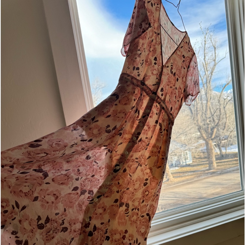 RARE Chan Luu button front midi dress